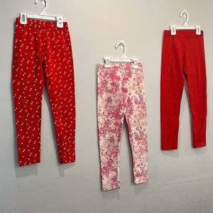 Bundle of 3 Cat & Jack Girls Leggings Size M (7/8)